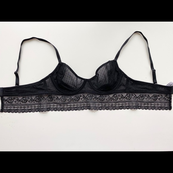 4/$20 Free People Intimately lace bralette unpadded 34A - Picture 4 of 8